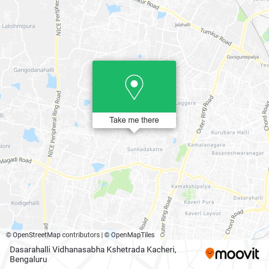 Dasarahalli Vidhanasabha Kshetrada Kacheri map