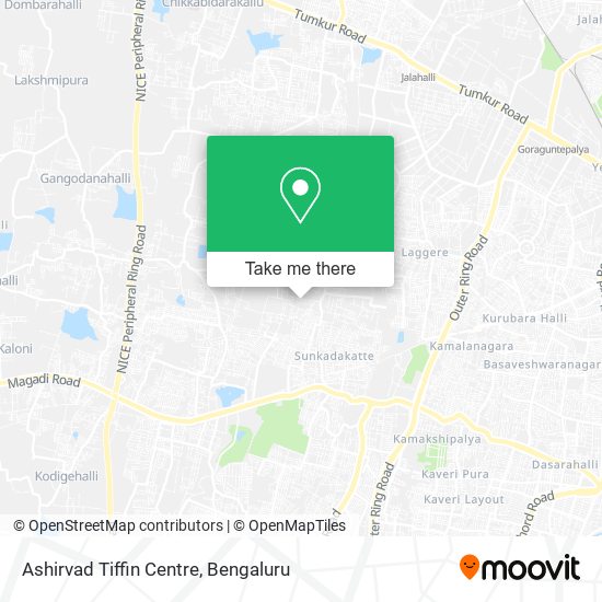 Ashirvad Tiffin Centre map