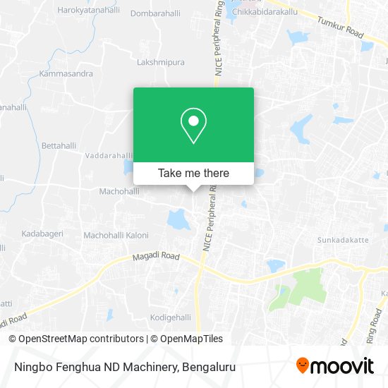 Ningbo Fenghua ND Machinery map