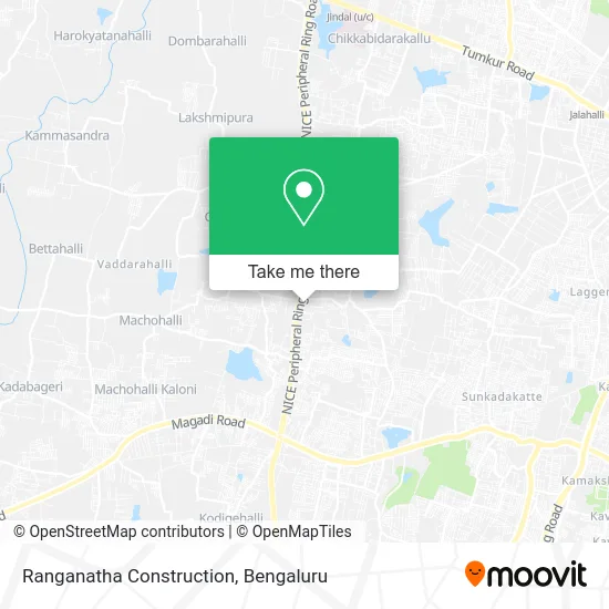 Ranganatha Construction map