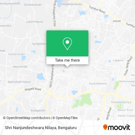Shri Nanjundeshwara Nilaya map