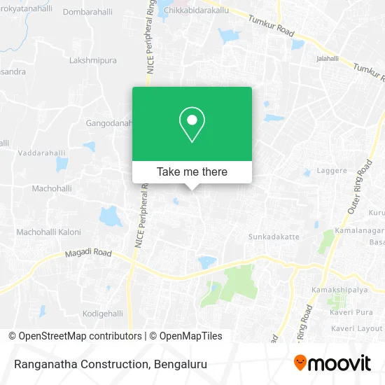Ranganatha Construction map