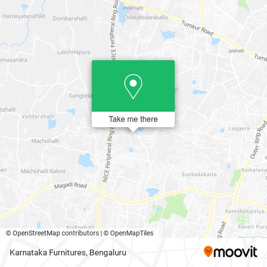 Karnataka Furnitures map