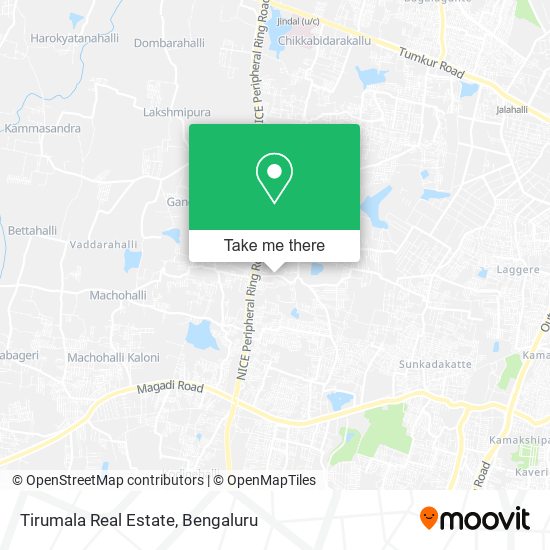 Tirumala Real Estate map