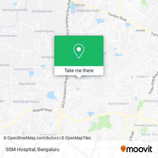 SSM Hospital map