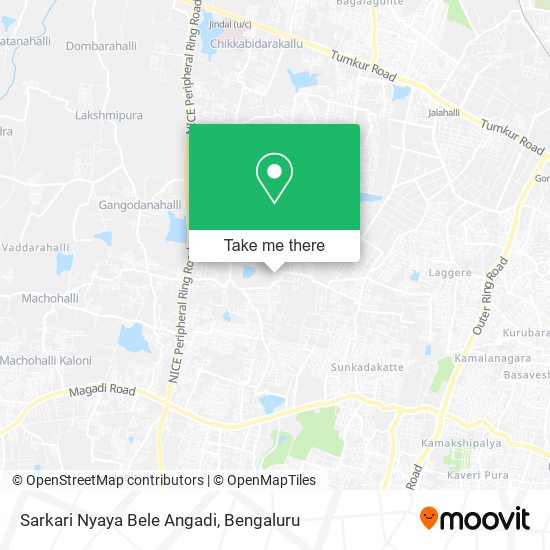 Sarkari Nyaya Bele Angadi map