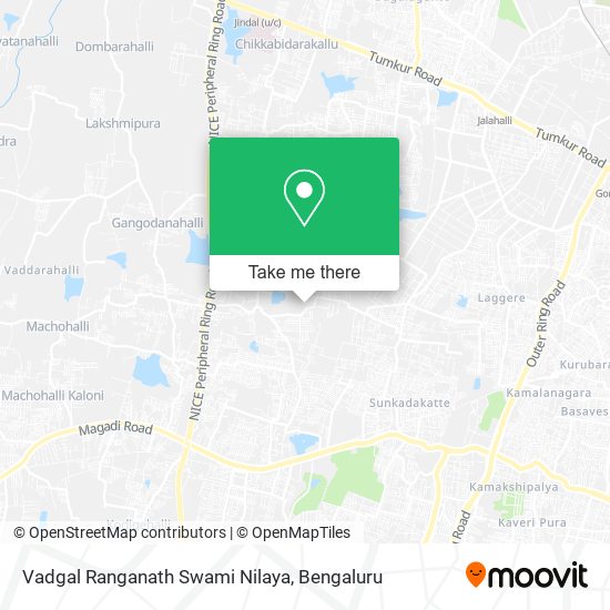Vadgal Ranganath Swami Nilaya map