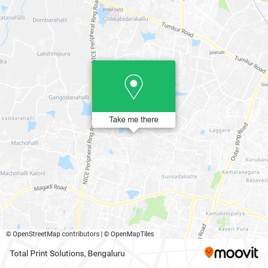 Total Print Solutions map