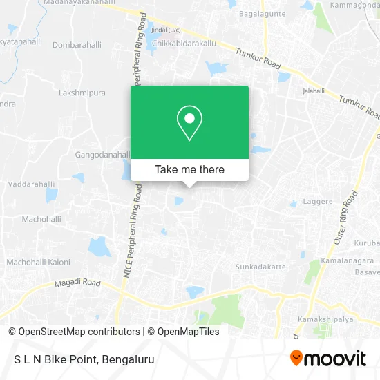 S L N Bike Point map