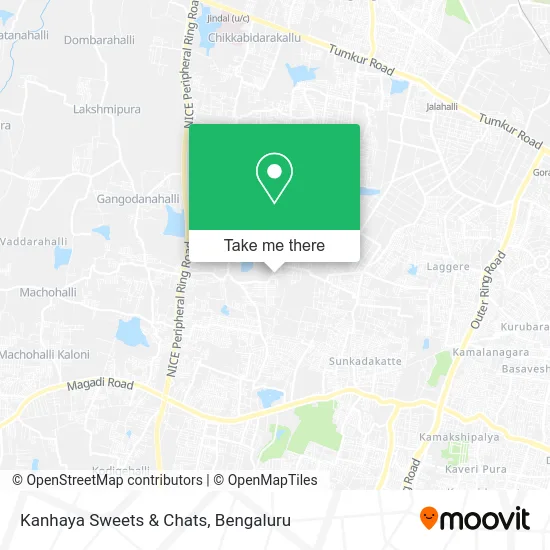 Kanhaya Sweets & Chats map