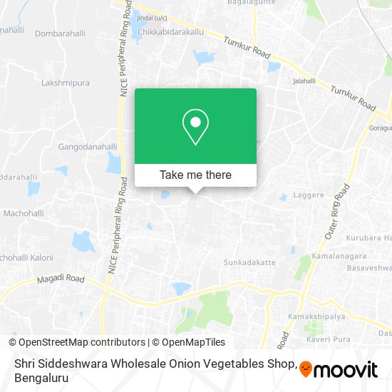 Shri Siddeshwara Wholesale Onion Vegetables Shop map