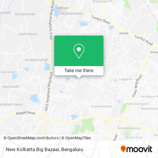 New Kolkatta Big Bazaar map
