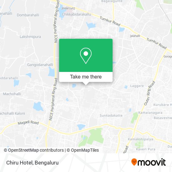 Chiru Hotel map