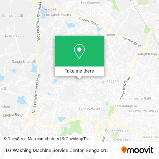 LG Washing Machine Service Center map