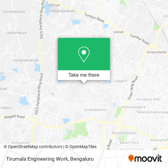 Tirumala Engineering Work map