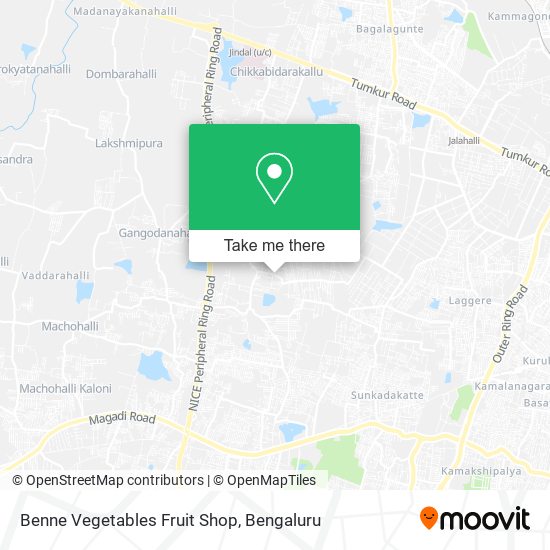 Benne Vegetables Fruit Shop map