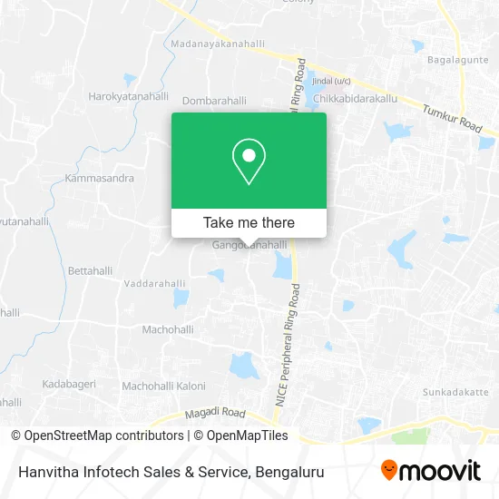 Hanvitha Infotech Sales & Service map