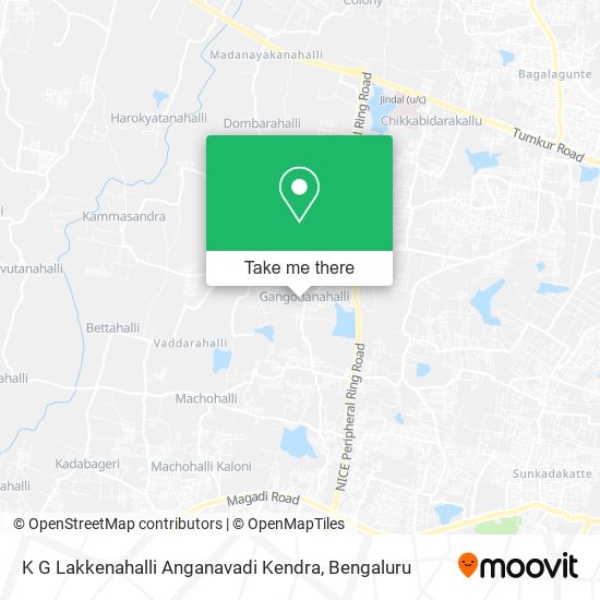 K G Lakkenahalli Anganavadi Kendra map
