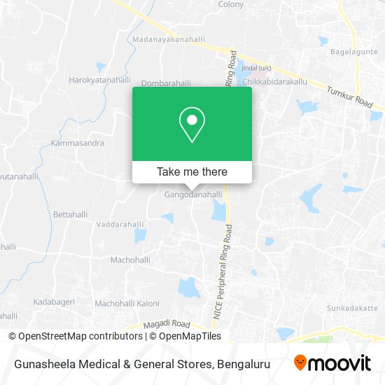 Gunasheela Medical & General Stores map