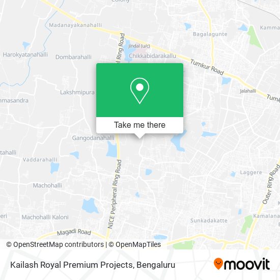 Kailash Royal Premium Projects map