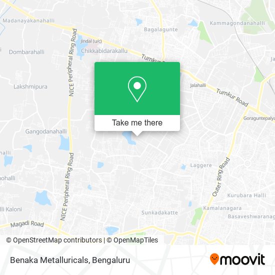 Benaka Metalluricals map