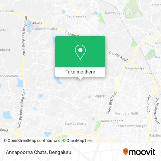 Annapoorna Chats map