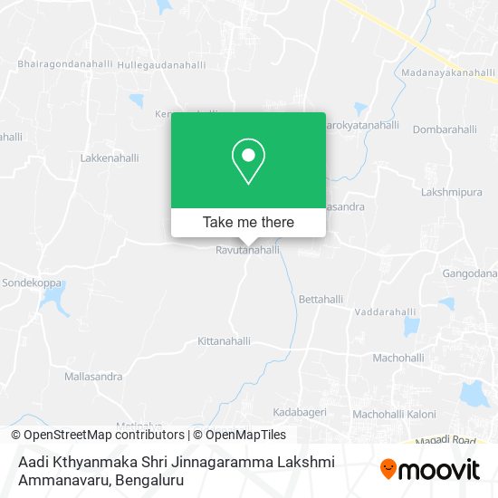 Aadi Kthyanmaka Shri Jinnagaramma Lakshmi Ammanavaru map