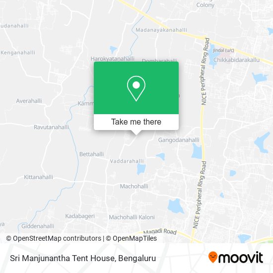 Sri Manjunantha Tent House map