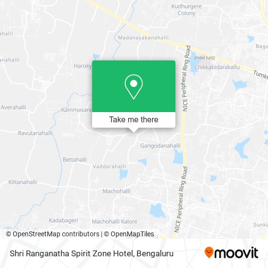 Shri Ranganatha Spirit Zone Hotel map