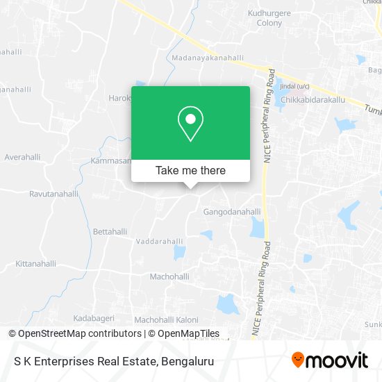 S K Enterprises Real Estate map