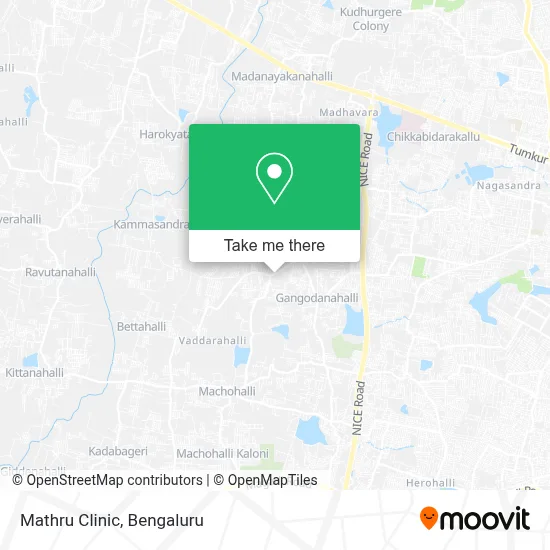 Mathru Clinic map