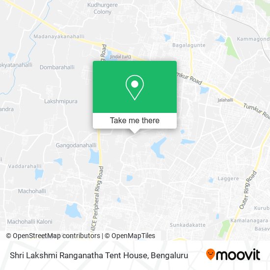 Shri Lakshmi Ranganatha Tent House map