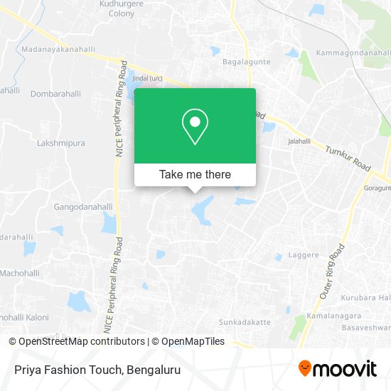 Priya Fashion Touch map