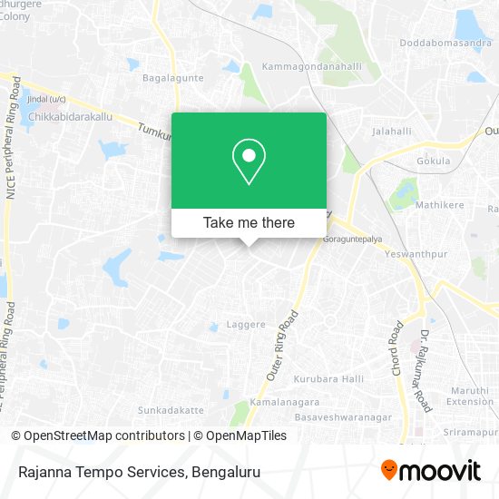 Rajanna Tempo Services map