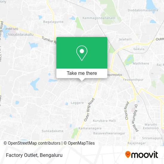 Factory Outlet map