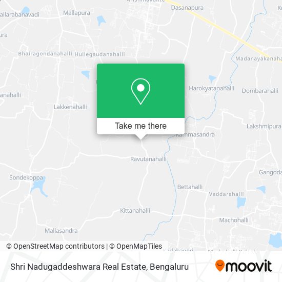 Shri Nadugaddeshwara Real Estate map