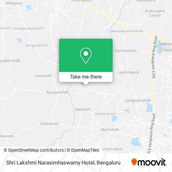 Shri Lakshmi Narasimhaswamy Hotel map