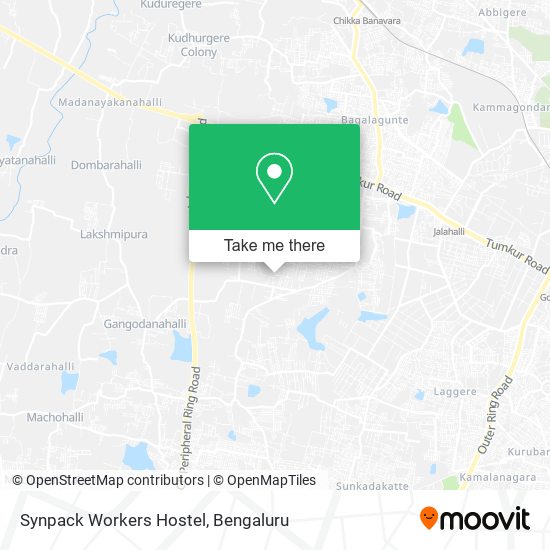 Synpack Workers Hostel map