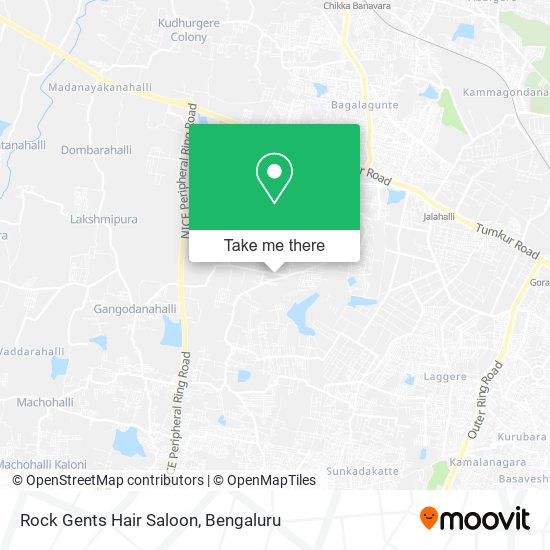 Rock Gents Hair Saloon map