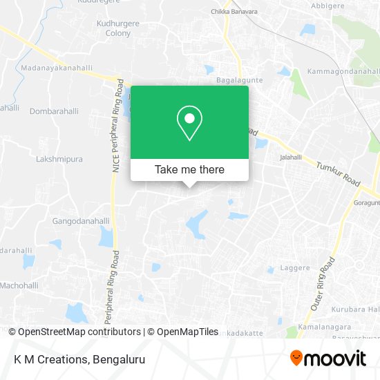 K M Creations map