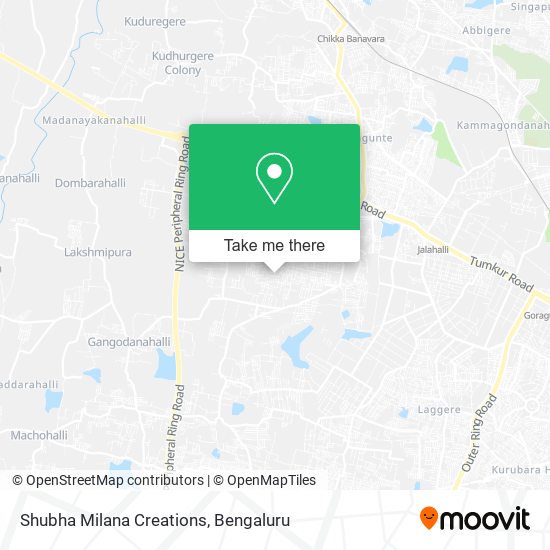 Shubha Milana Creations map