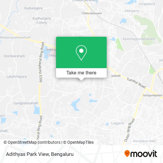 Adithyas Park View map