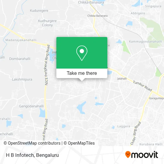 H B Infotech map