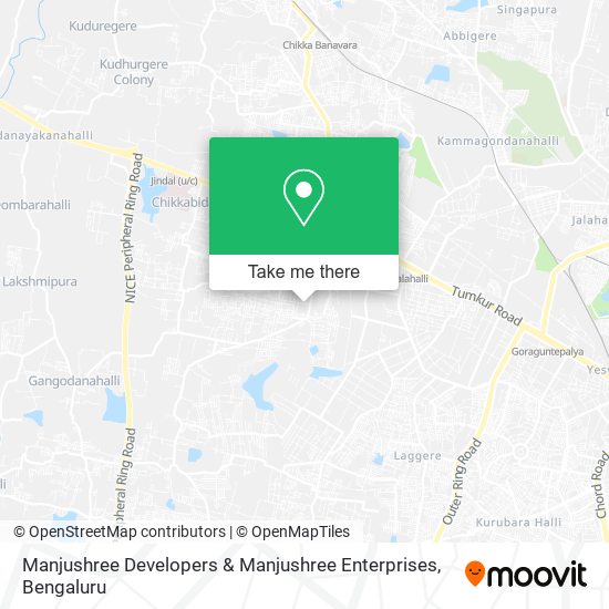 Manjushree Developers & Manjushree Enterprises map