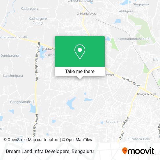 Dream Land Infra Developers map