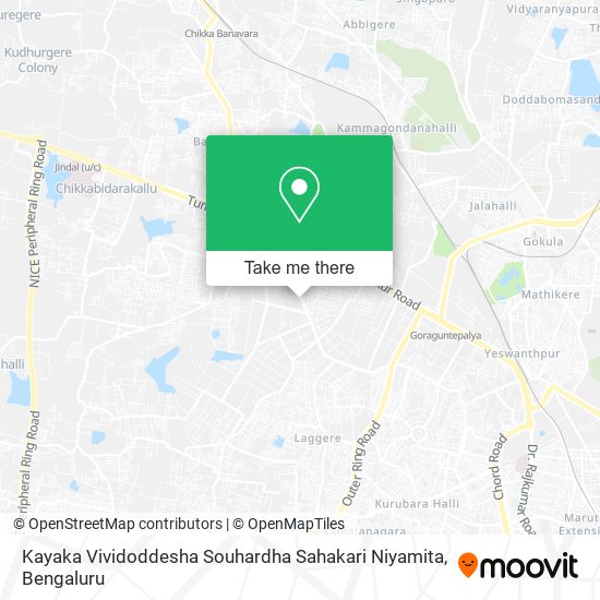 Kayaka Vividoddesha Souhardha Sahakari Niyamita map