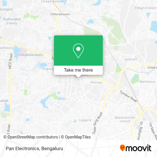Pan Electronics map
