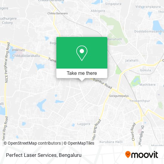 Perfect Laser Services map