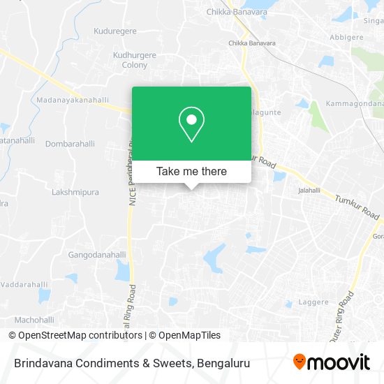 Brindavana Condiments & Sweets map
