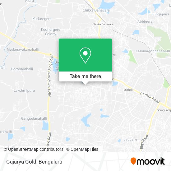 Gajarya Gold map